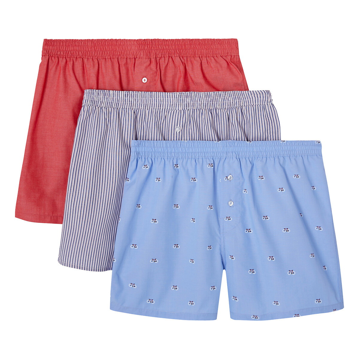 

Комплект из 3 трусов LaRedoute, Красный, La Redoute XXL красный