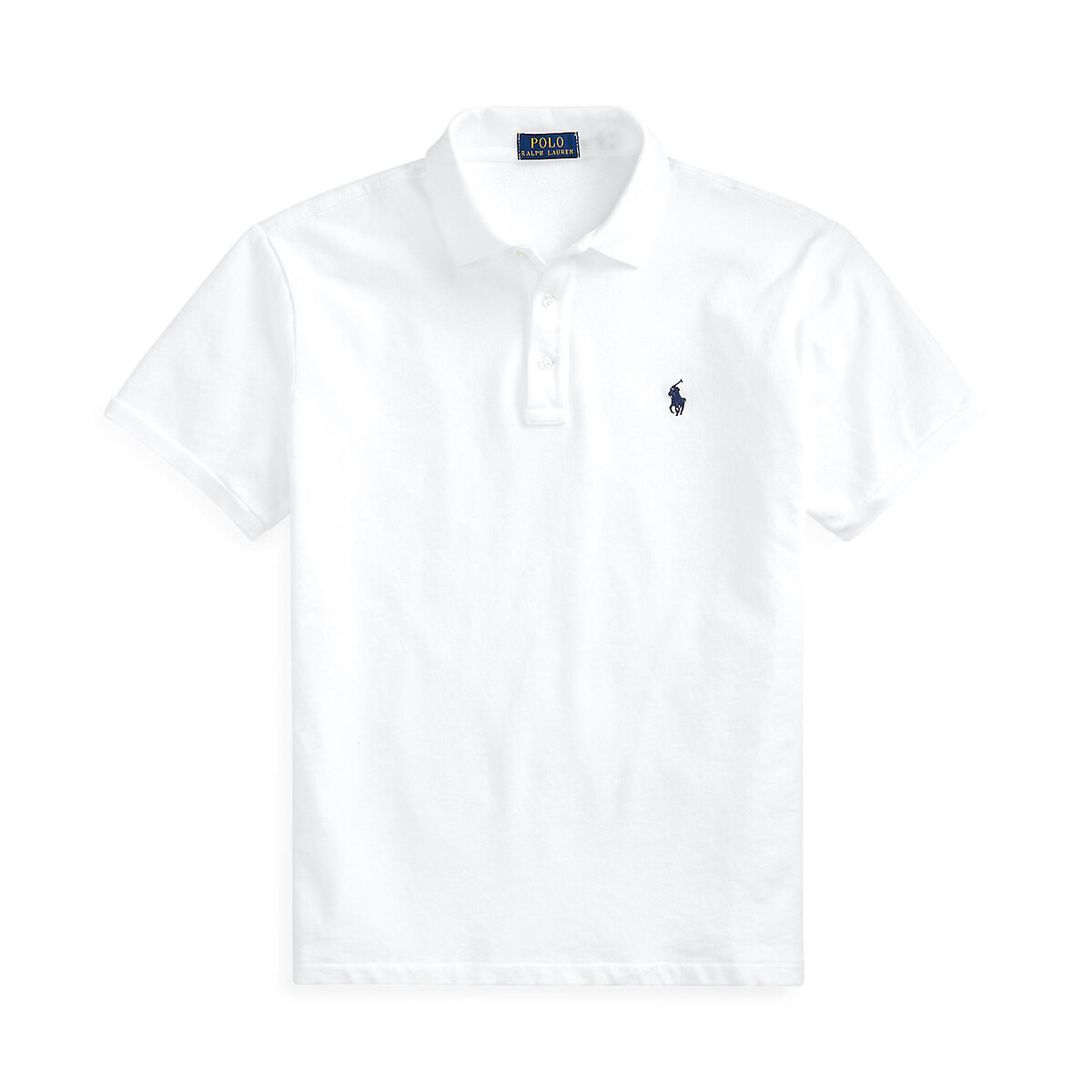 Рубашка-поло прямого покроя из махровой ткани Spa Terry  XL белый LaRedoute, размер XL - фото 4