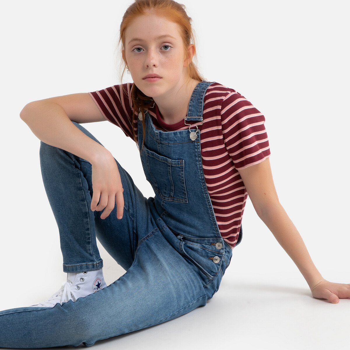 

Комбинезон LaRedoute, Синий, Джинсовый 10-18 лет 16 синий