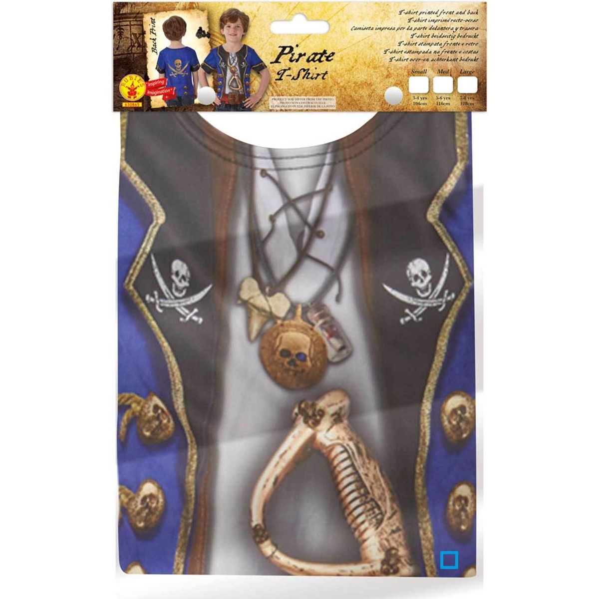 T-Shirt Sublimation Pirate Garçon - Taille M - RUBI-630865M