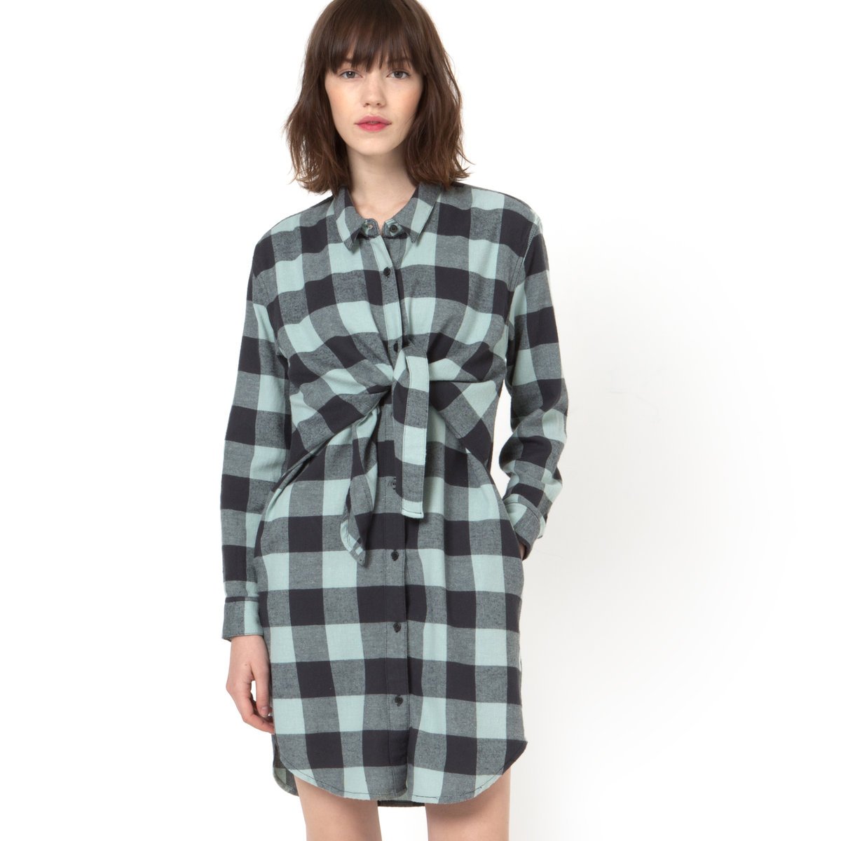 

Платье в клетку Raw Flannel, 100% чесаного хлопка