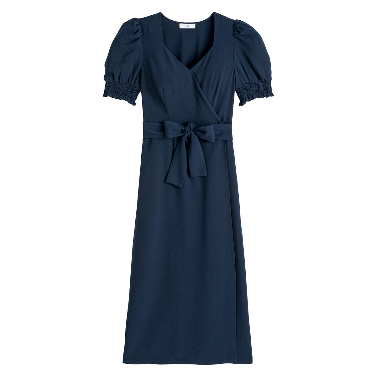 Платье LaRedoute С запахом длинное декольте в форме сердца 44 синий, размер 44 - фото 5