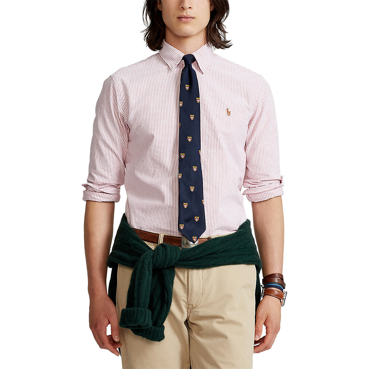 

Рубашка POLO RALPH LAUREN, Белый, Узкого покроя из ткани оксфорд XXL белый