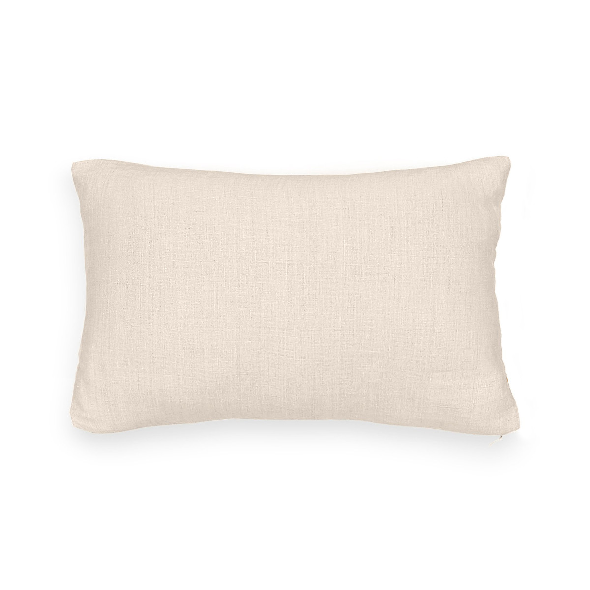 Чехол La Redoute На подушку-валик из стираного льна ONEGA 40 x 40 см бежевый, размер 40 x 40 см - фото 2