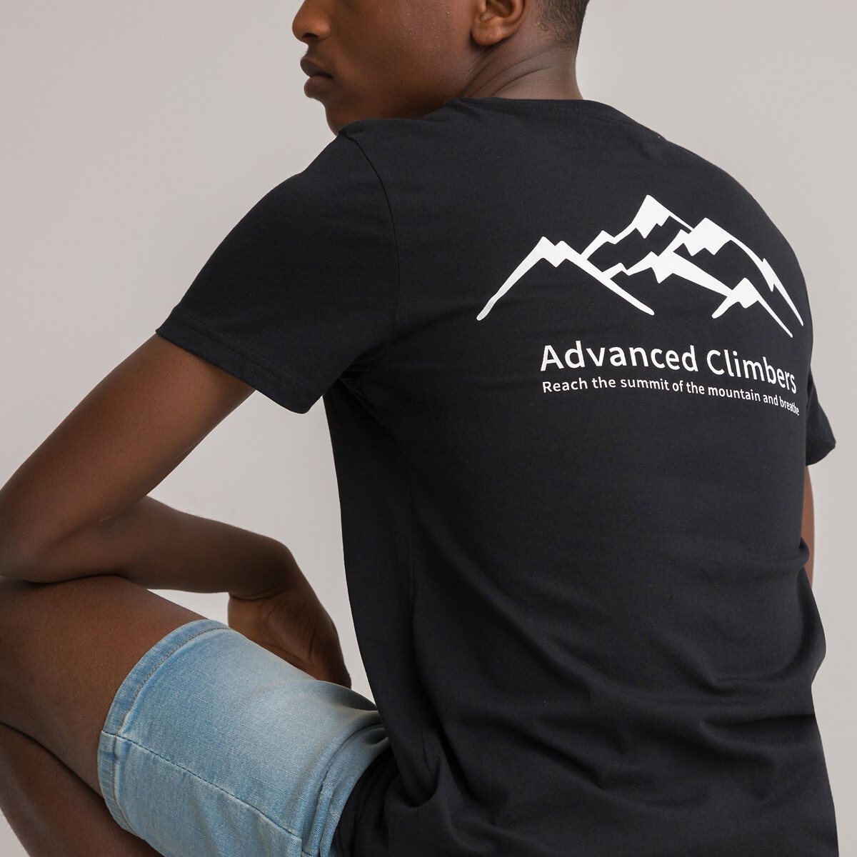 Комплект из 2-х футболок с Принтом спереди 10-18 лет 14 черный