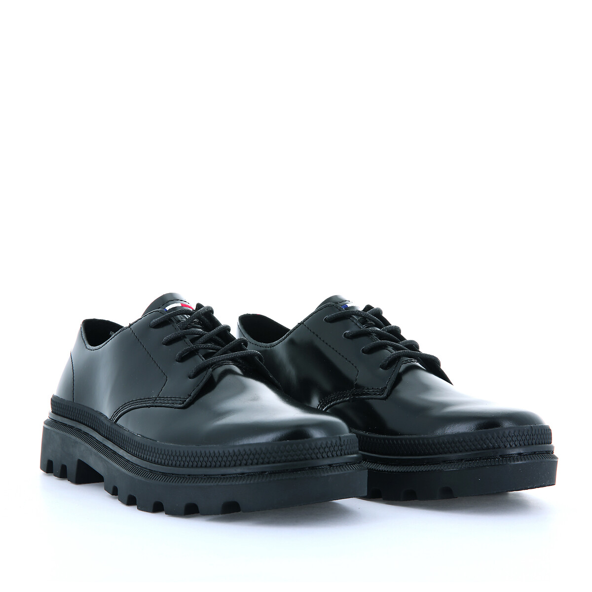 Ботинки-дерби Из кожи 36 черный LaRedoute, размер 36 - фото 2