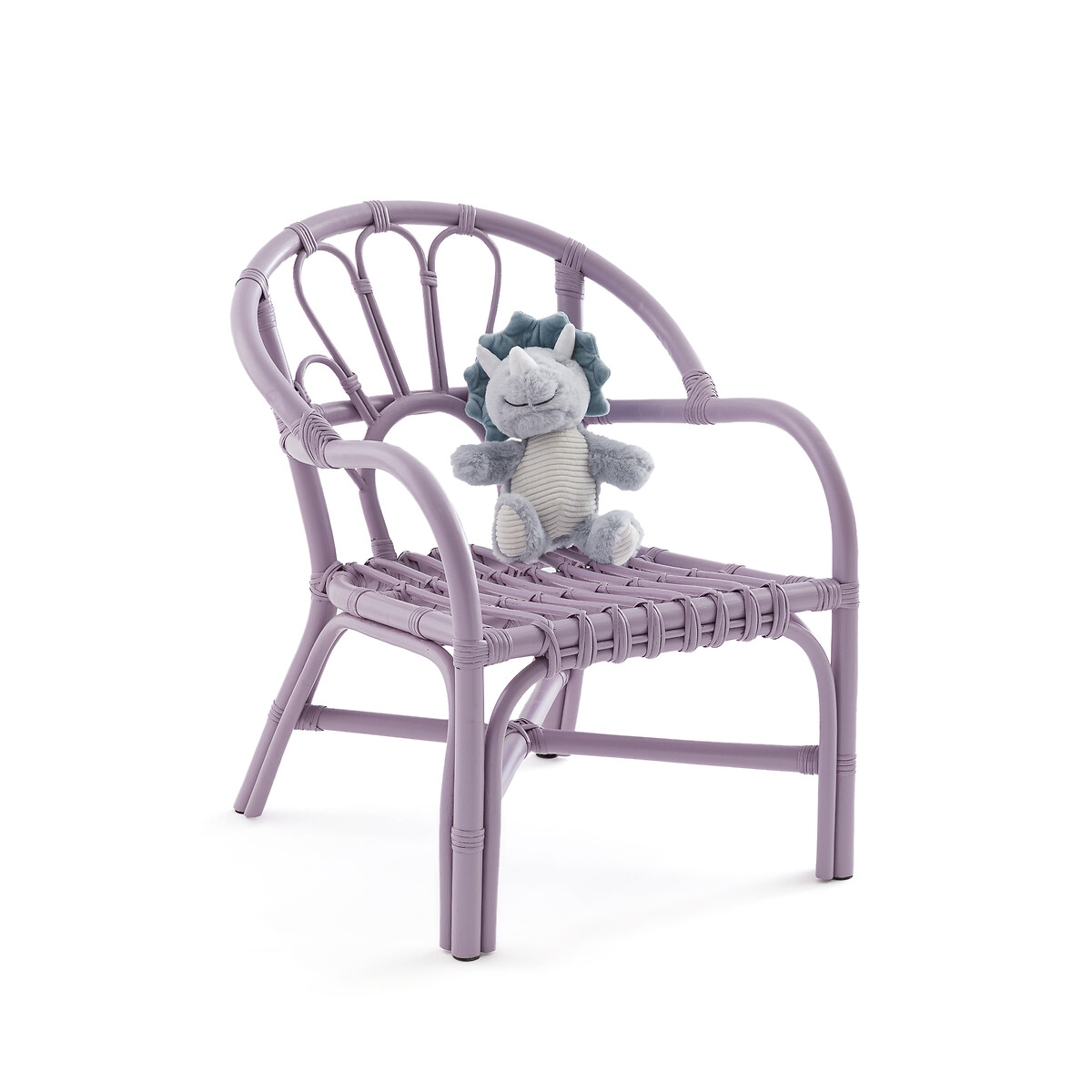 Детское кресло из ротанга Roxana  единый размер фиолетовый LaRedoute
