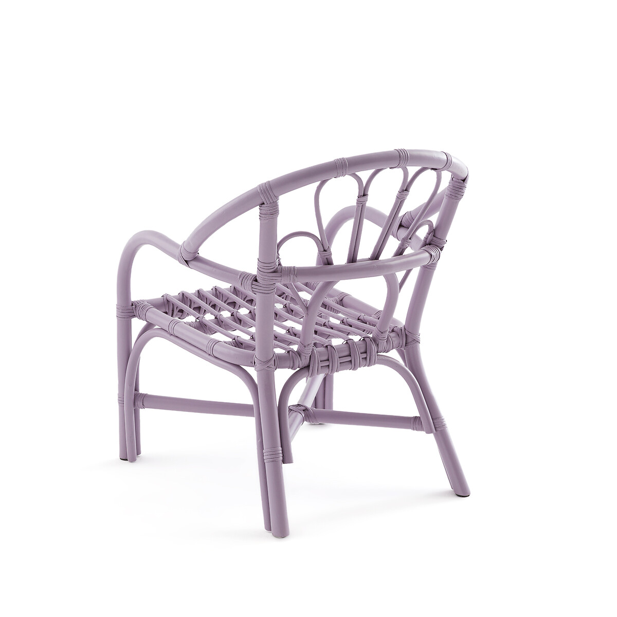 Детское кресло из ротанга Roxana  единый размер фиолетовый LaRedoute - фото 4