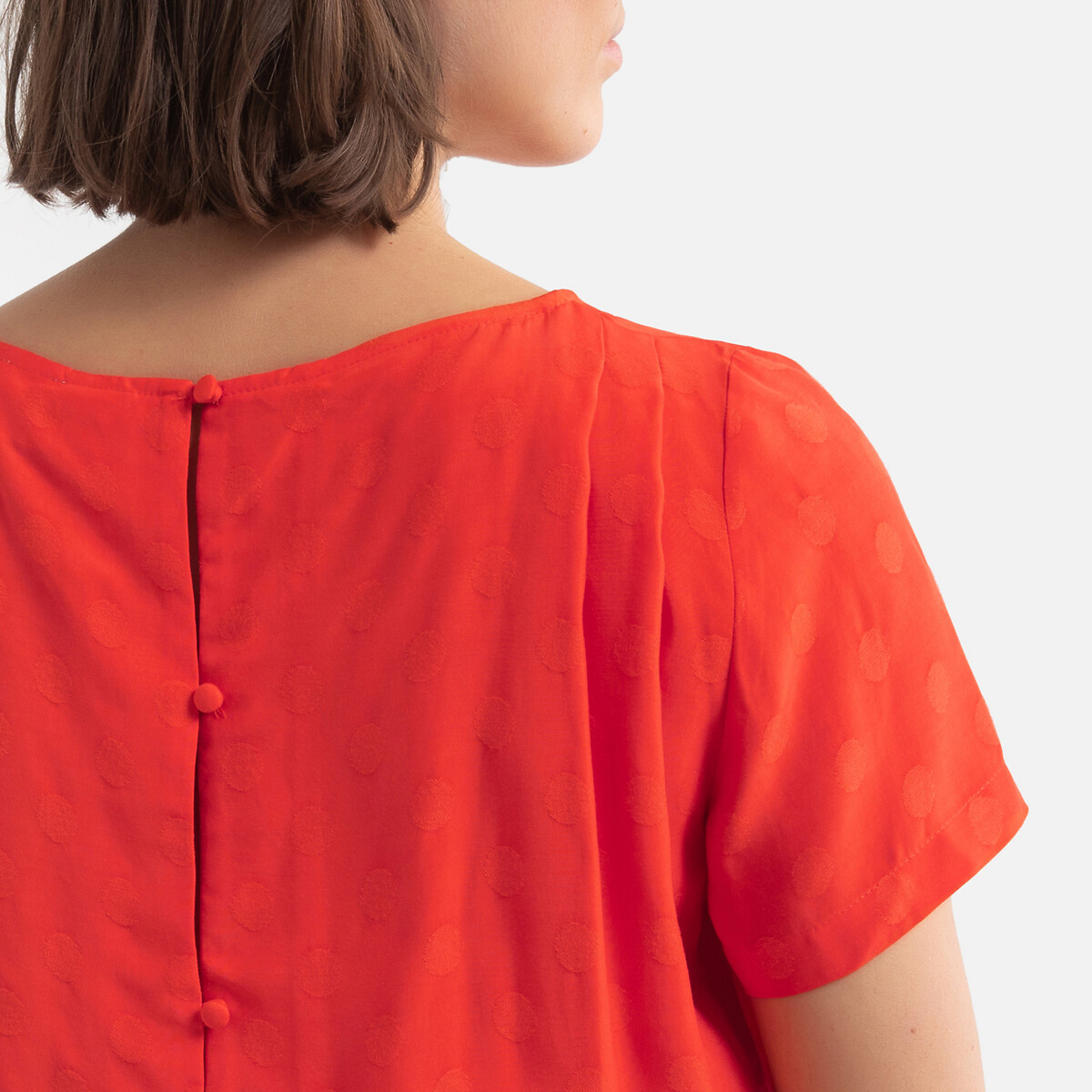 Платье LaRedoute Короткое  THILAN 0(XS) красный, размер 0(XS) Короткое  THILAN 0(XS) красный - фото 3