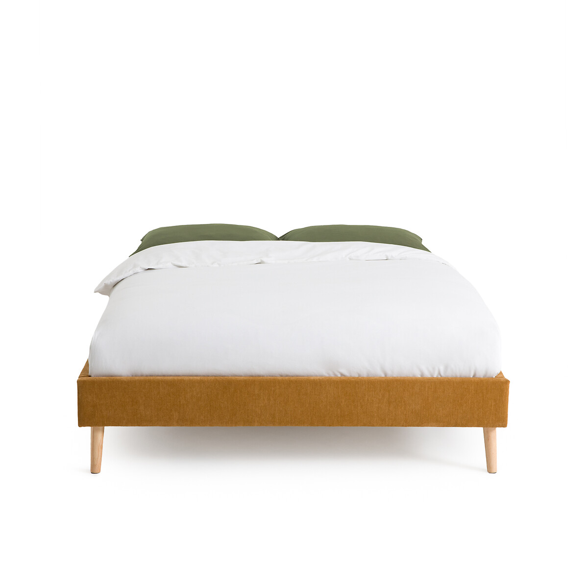 Кровать с кроватным основанием Mijo  160 x 200 см желтый LaRedoute, размер 160 x 200 см - фото 2