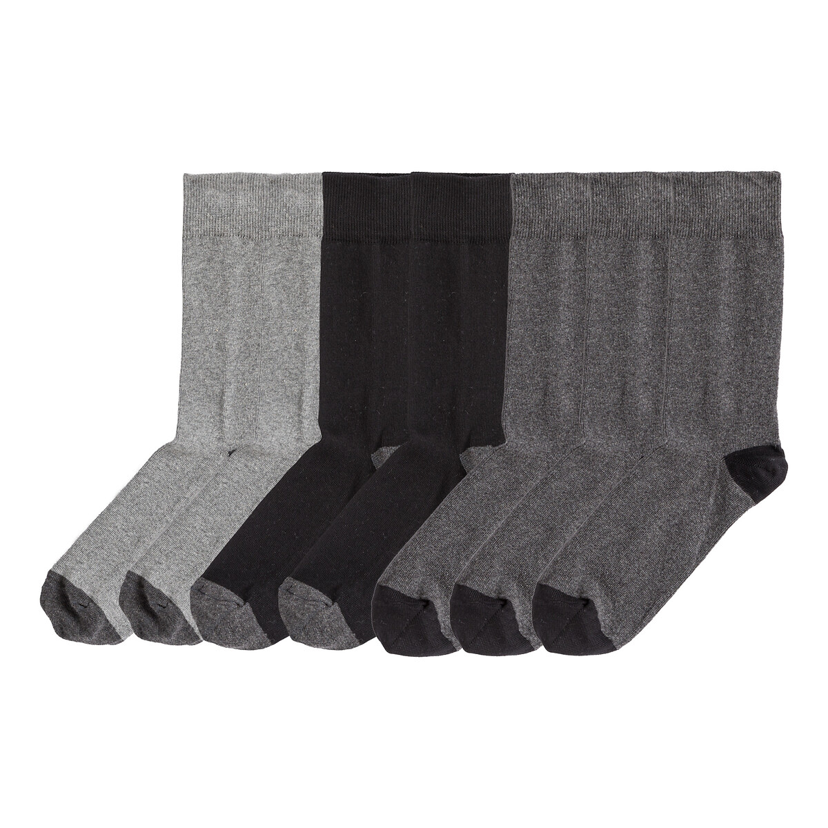 Комплект из 7 пар носков La Redoute 35/38 черный комплект из трех пар носков la redoute 38 41 другие