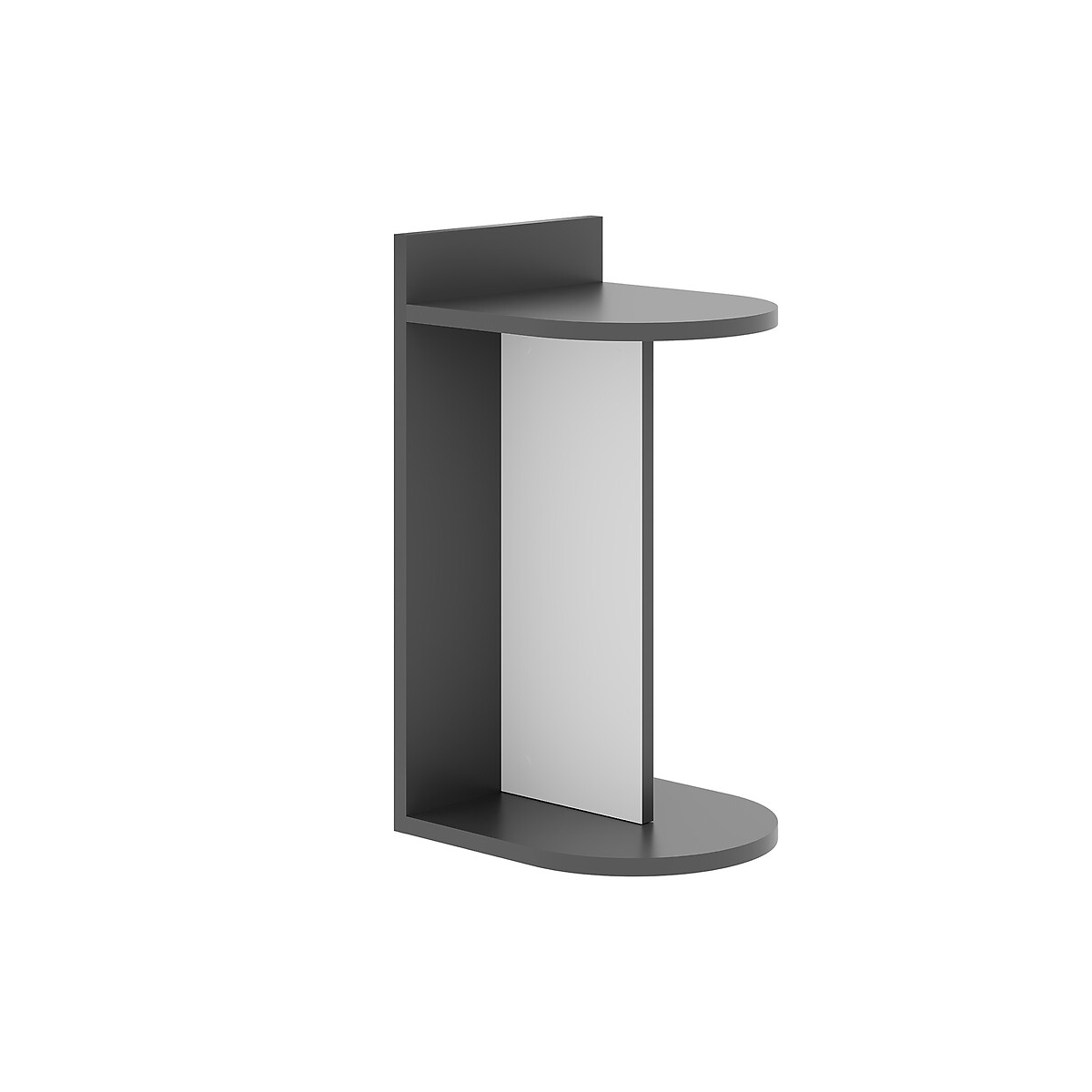 Стол приставной DOM SIDE TABLE единый размер серый аксессуары для мебели вырастайка стол приставной к стулу сдн 3 в1