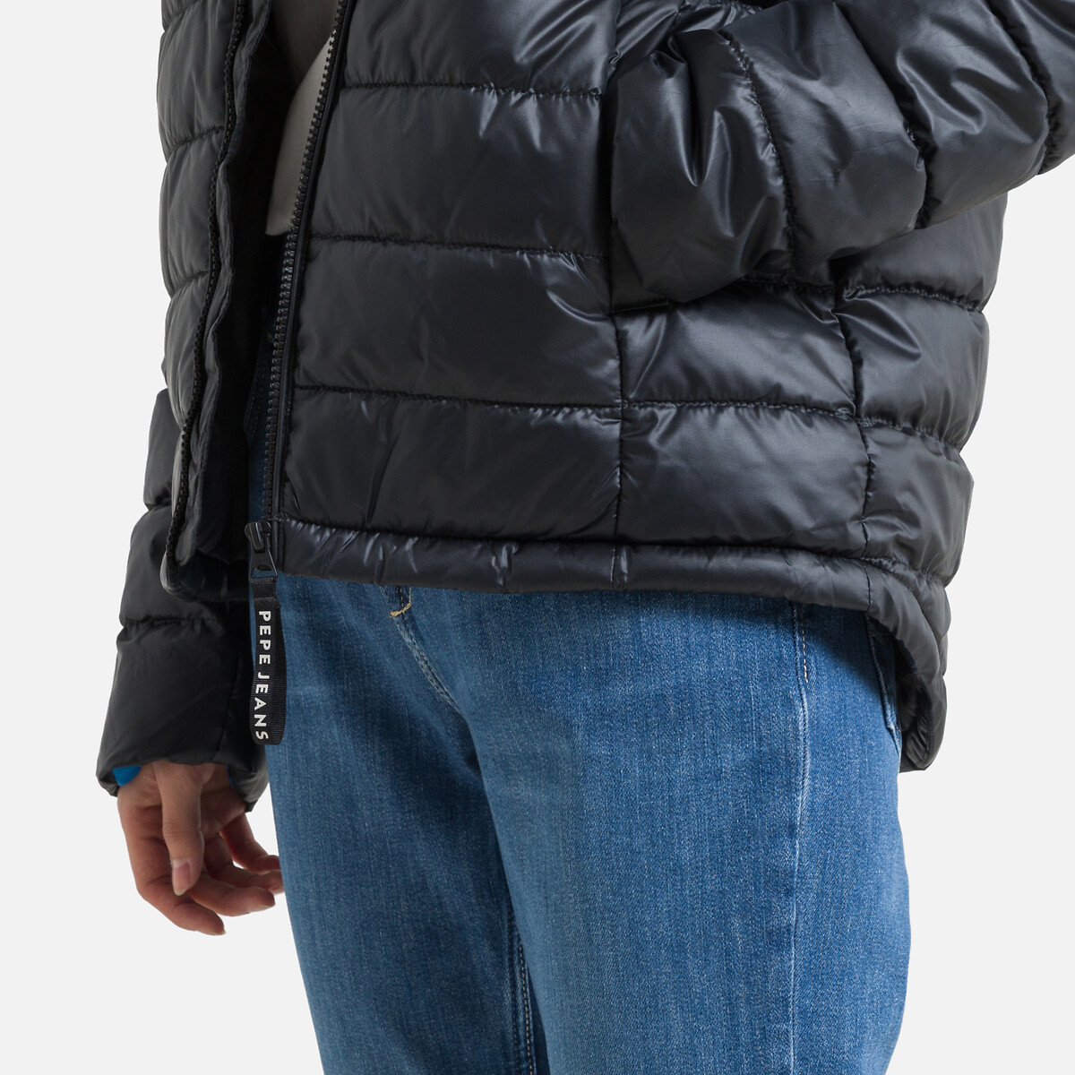 Куртка PEPE JEANS Стеганая короткая L черный, размер L - фото 3