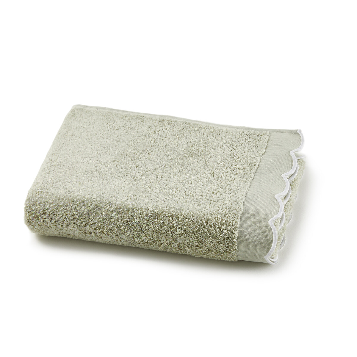 Полотенце банное однотонное из махровой ткани 500 гм Antoinette 70 x 140 см зеленый полотенце банное из велюра 500 гм2 milleraie 70 x 140 см белый