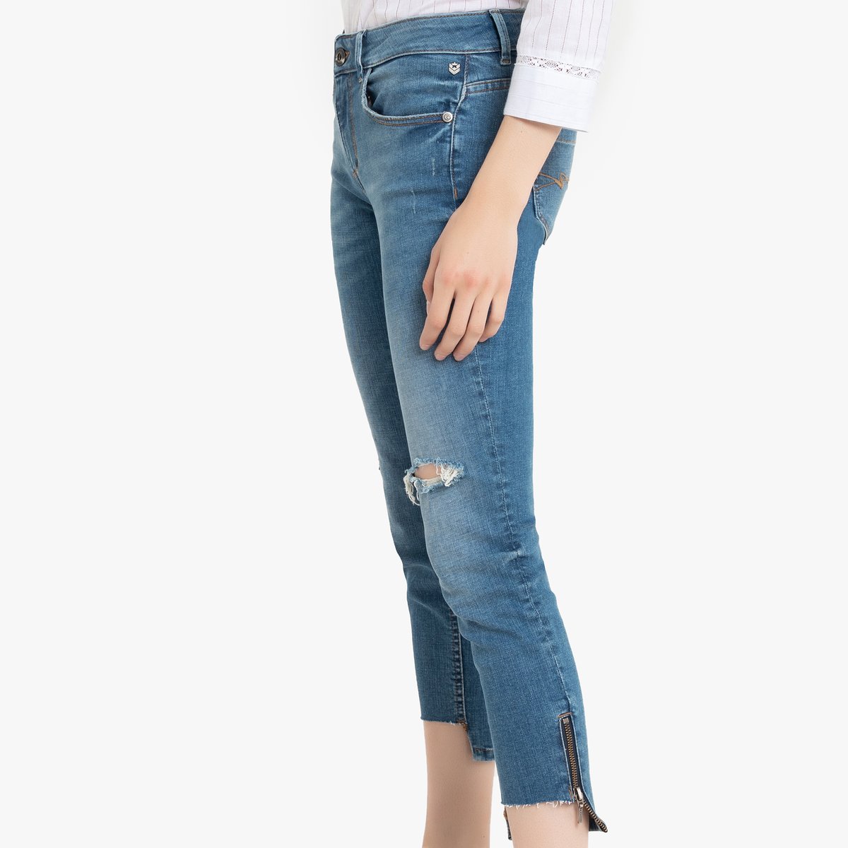 

Джинсы La Redoute, Синий, Узкие Axelle 27/32 синий