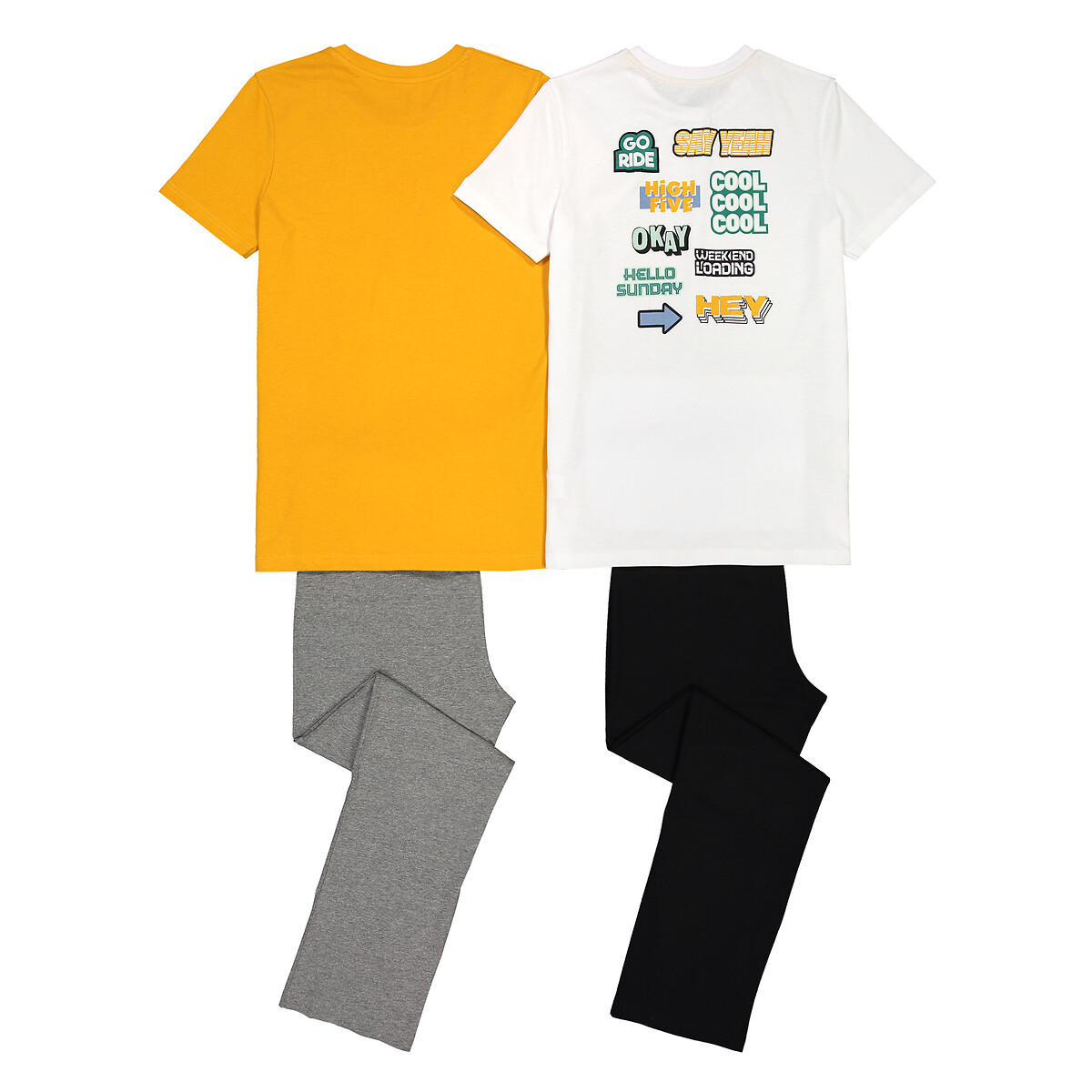 Комплект из двух пижам 10-18 LA REDOUTE COLLECTIONS Лет 18 лет - 180 см разноцветный, размер 18 лет - 180 см - фото 2