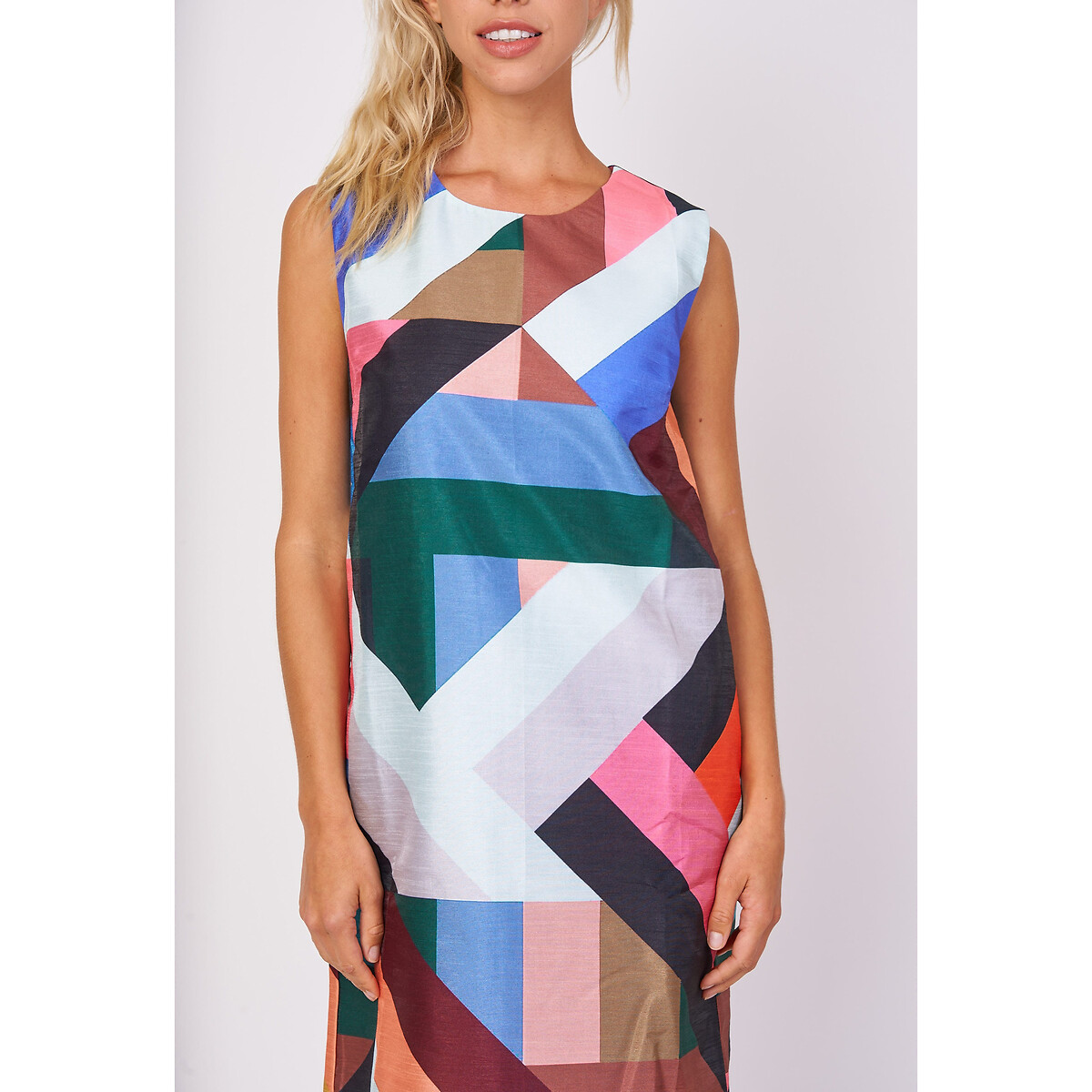 Платье Без рукавов с принтом Cadencia M разноцветный LaRedoute, размер M - фото 2