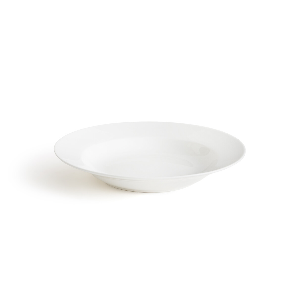 Комплект из четырех глубоких тарелок из фарфора Ginny  единый размер белый LaRedoute