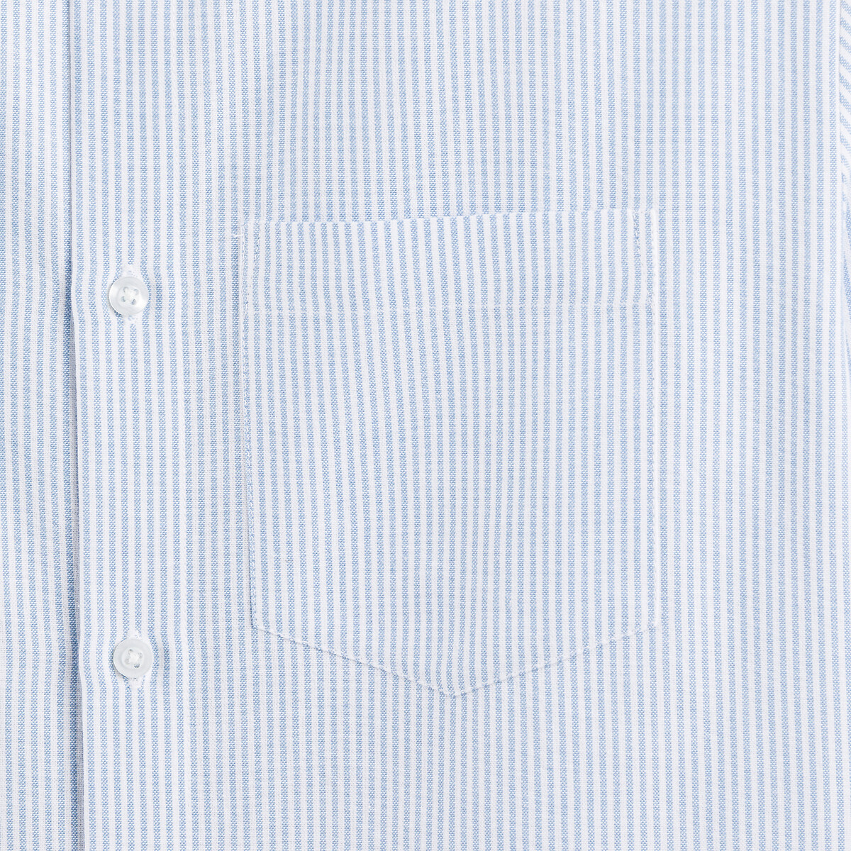 Рубашка В полоску с длинными рукавами унисекс XS синий LaRedoute, размер XS - фото 4
