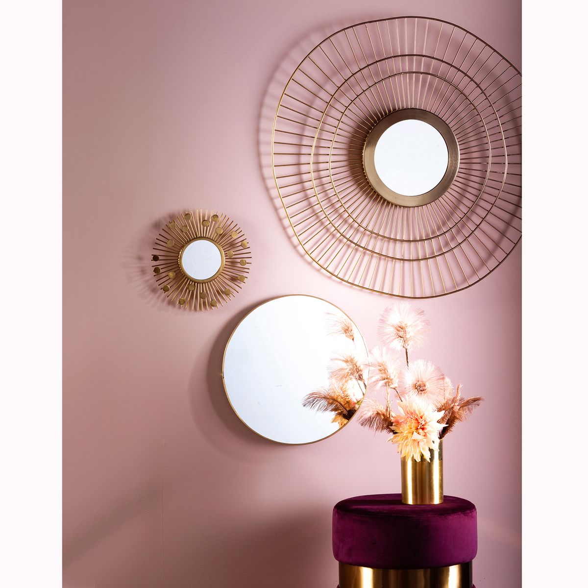 Miroir rond Ø38 cm Uyova