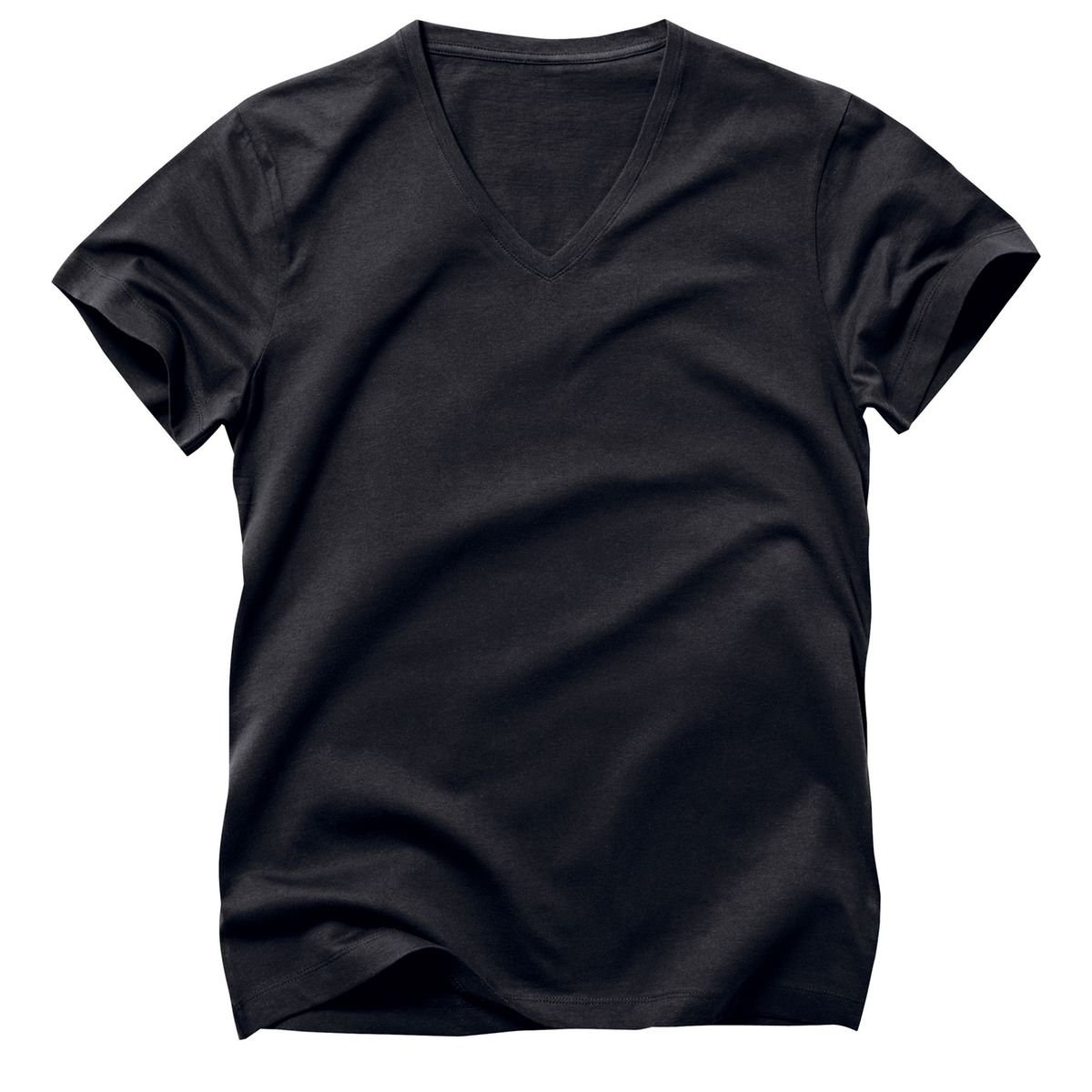 Tee shirt col v en coton