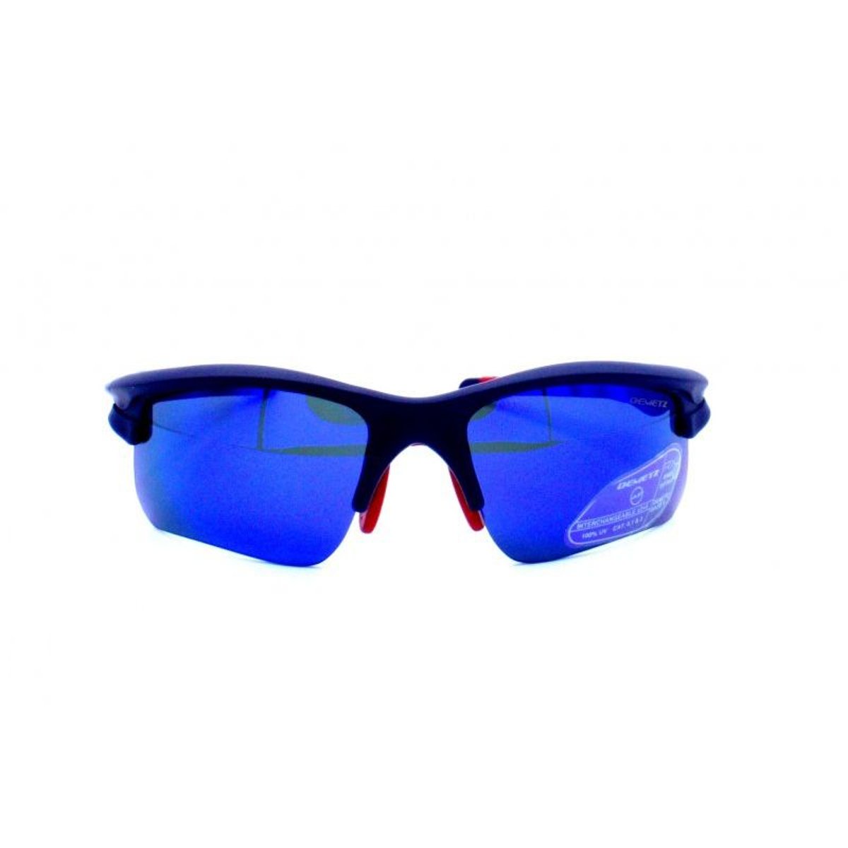 Lunettes de sport mixte DEMETZ Bleu BIKE STAR Bleu Mat 70/17
