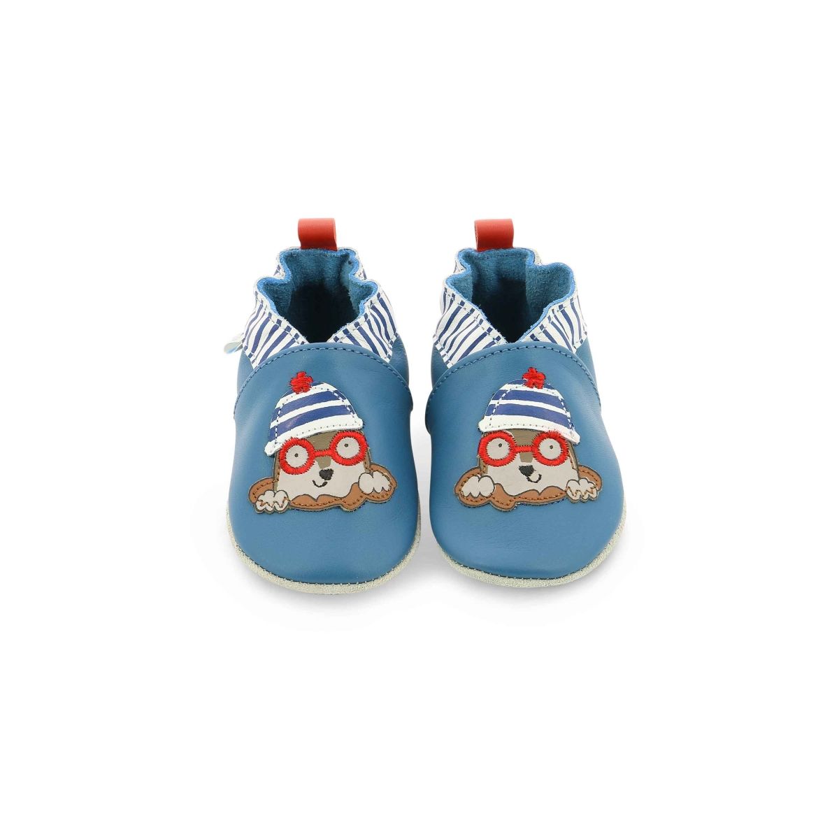 Chausson Cuir Bébé Funny Mole