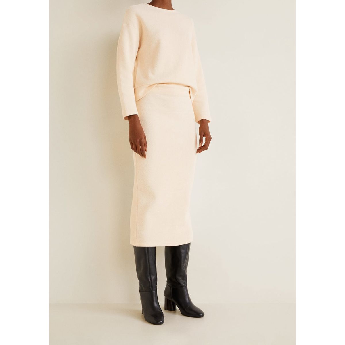 Jupe maille coton