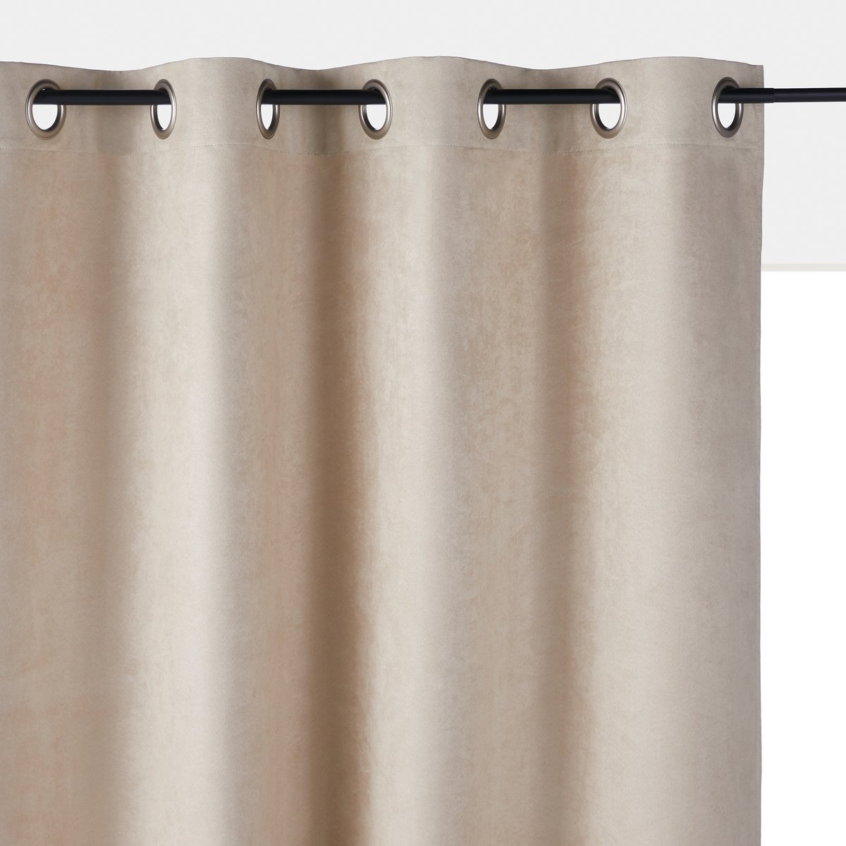Image of Kala Single Suede Curtain with Metal Eyelets