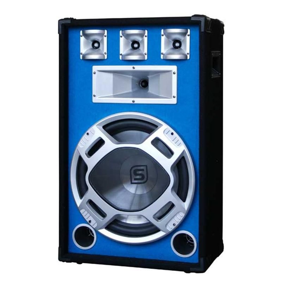 Kit DJ PA 2 Enceintes Passives HP LED 1600W sono subwoofer 15"