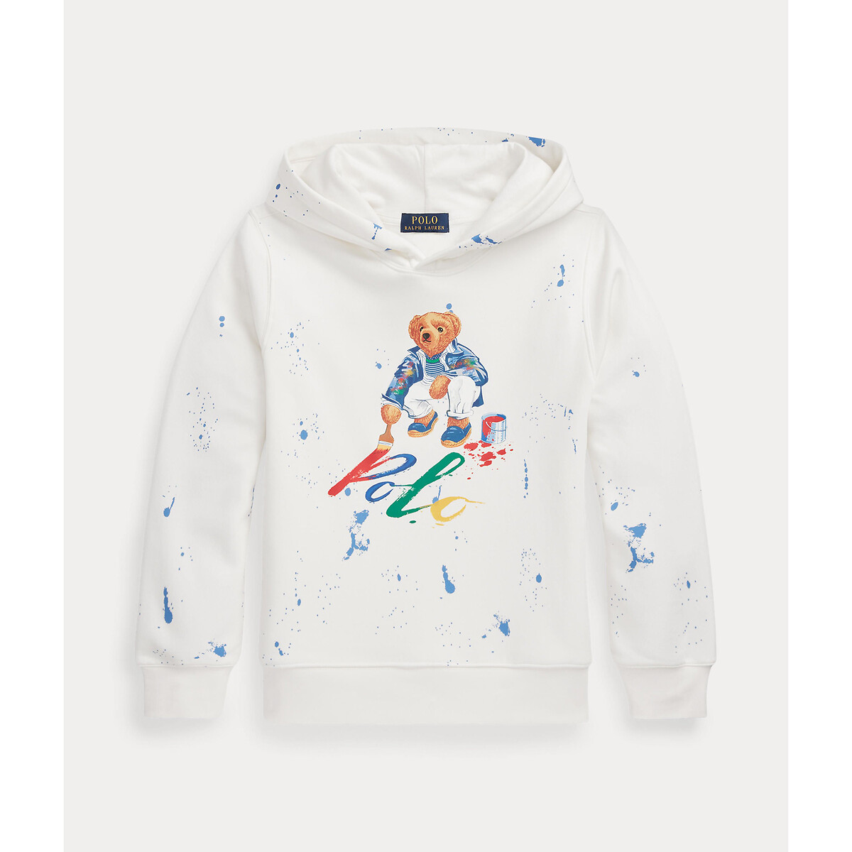 

Свитшот LaRedoute, Белый, Свитшот с капюшоном Polo Bear из мольтона M белый