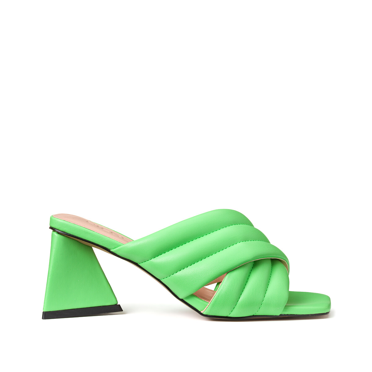Туфли без задника на каблуках Julise 36 зеленый