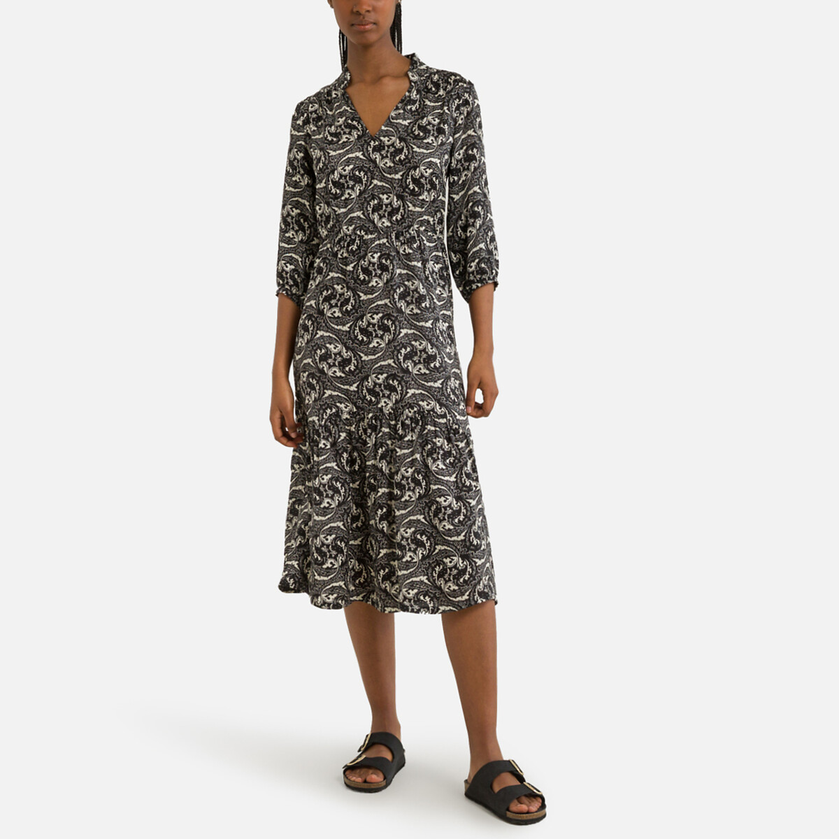 

Платье LaRedoute, Черный, Платье Прямое с принтом KEZIA DRESS 0(XS) черный