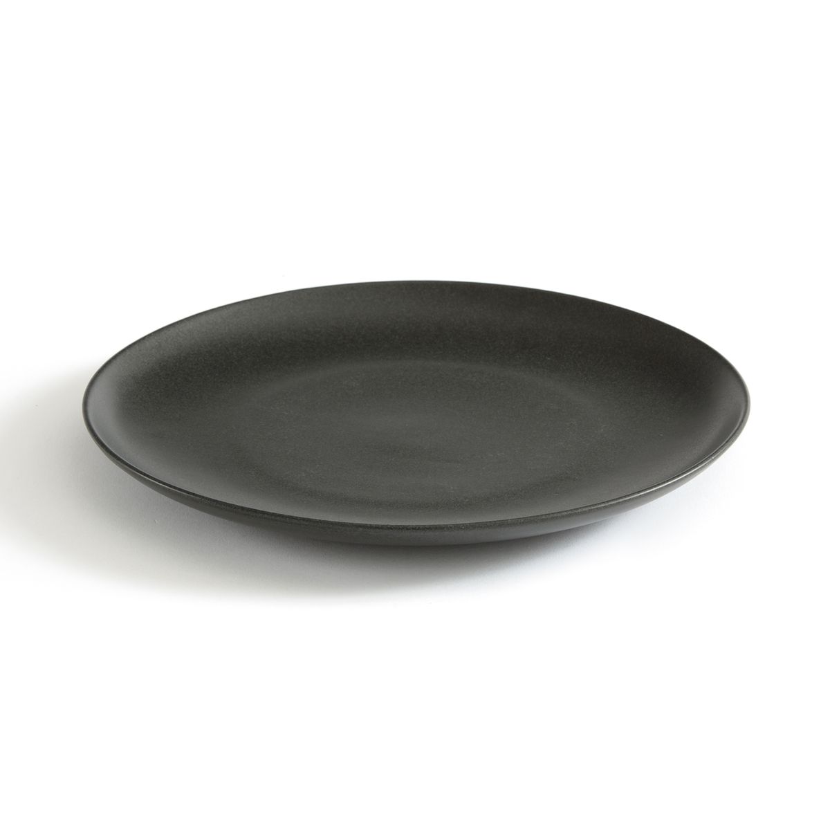 2 assiettes plates grès Banjit