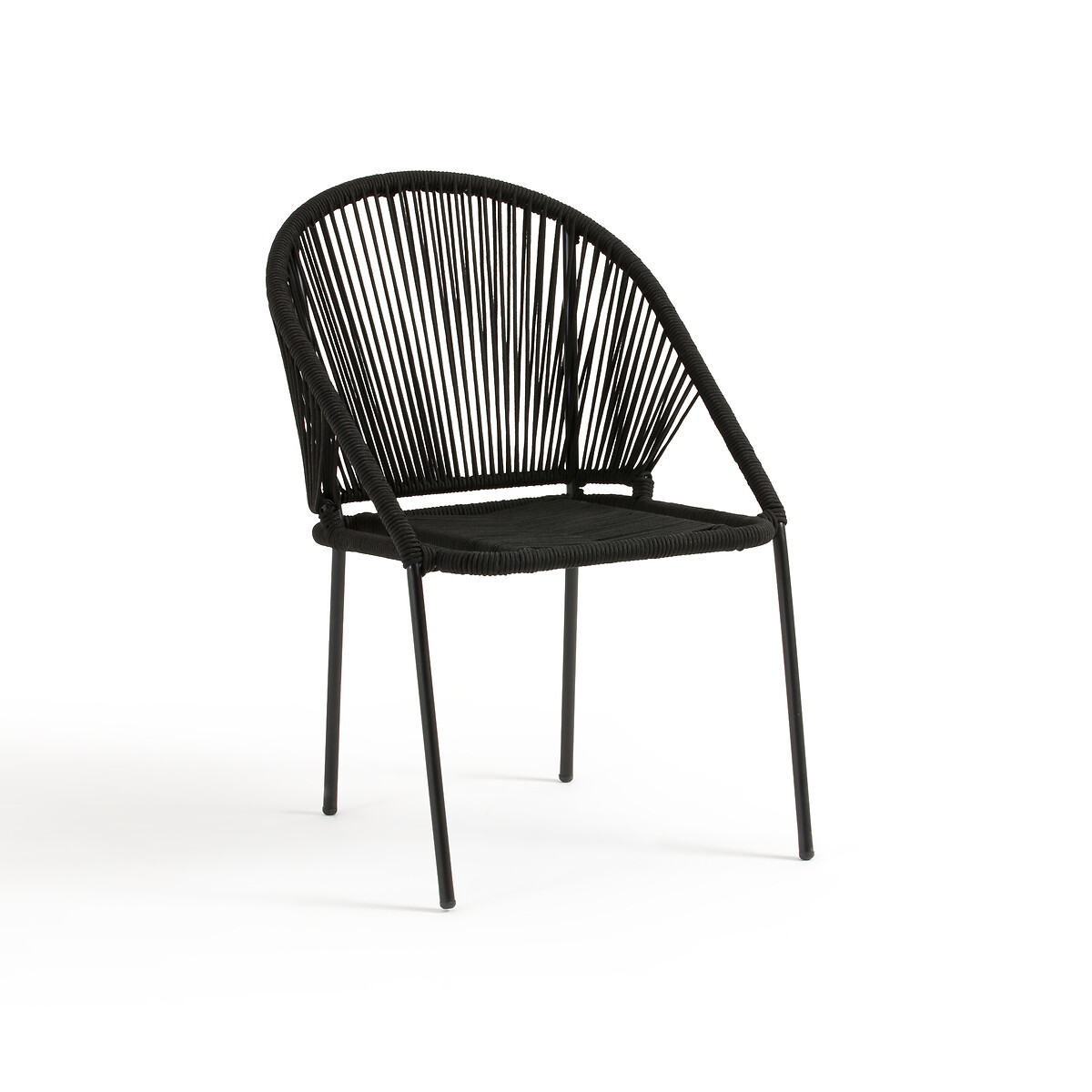 Кресло LA REDOUTE INTERIEURS Столовое для сада San Monica единый размер черный - фото 4