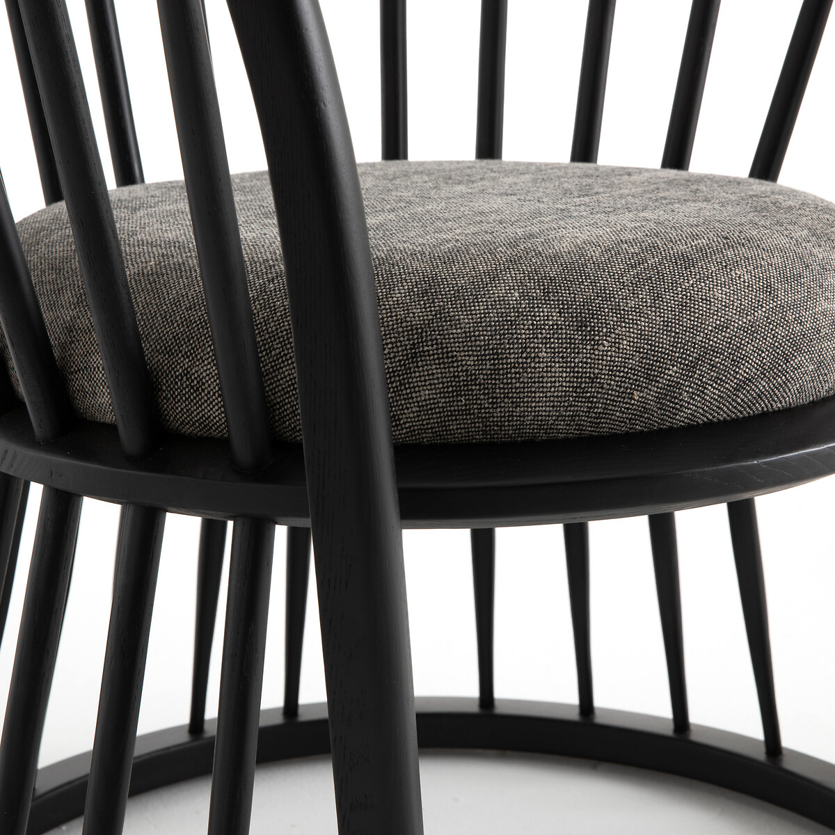 Кресло La Redoute Raggi высокое черное дизайн Э Галлина единый размер черный - фото 5