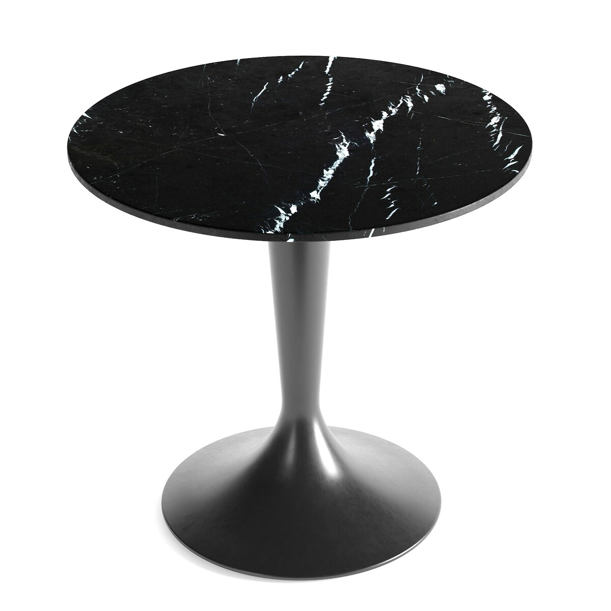 Столешница La Redoute Для стола из мрамора  см Aradan на 2 персоны черный, размер на 2 персоны - фото 3
