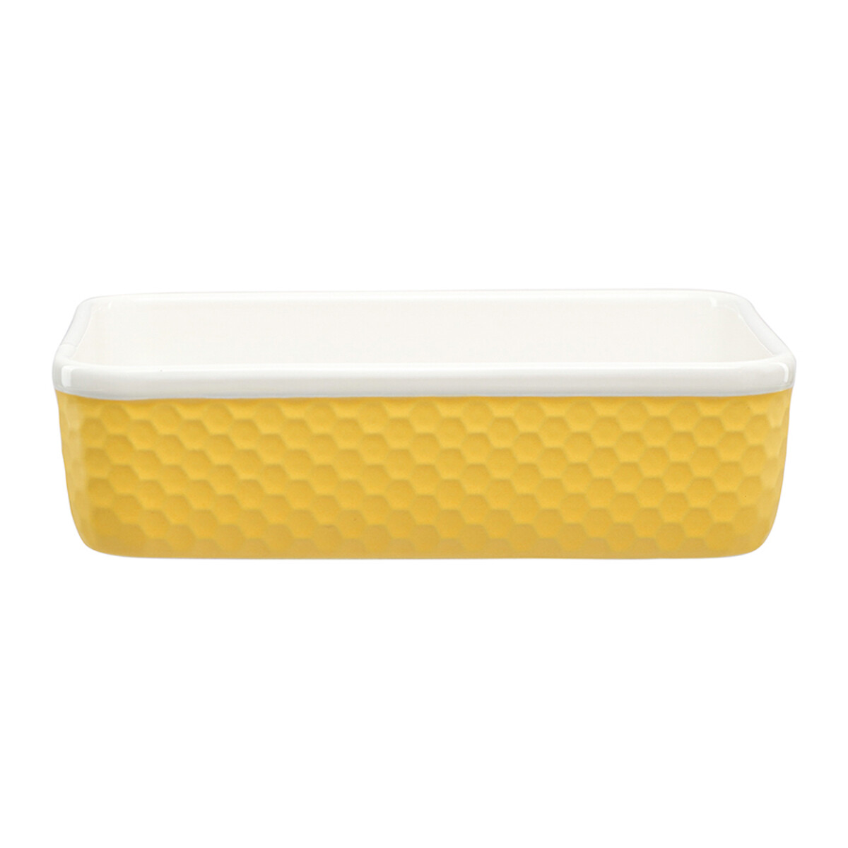 Блюдо для запекания Marshmallow 216х165 см  единый размер желтый LaRedoute