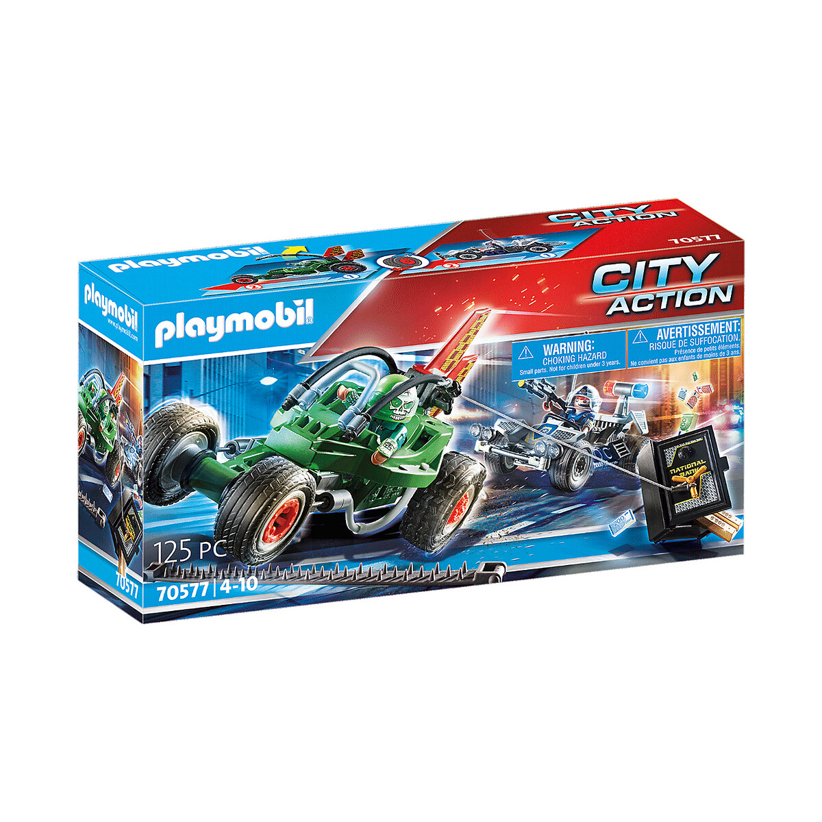 Kart Policial: Perseguição ao ladrão da caixa forte