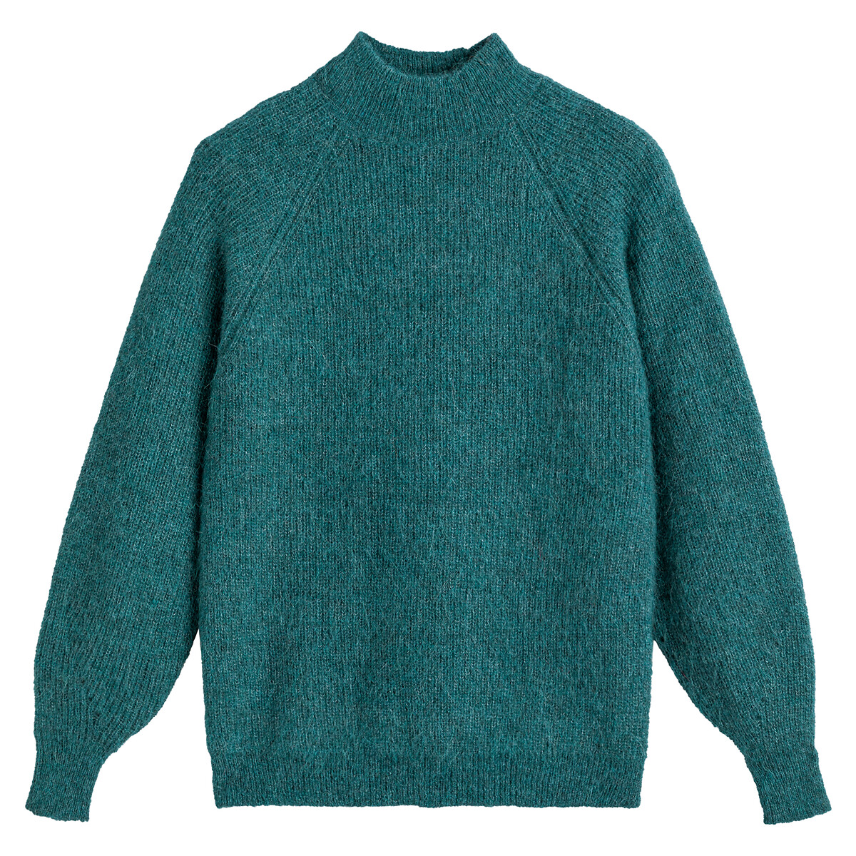 Пуловер LaRedoute С воротником-стойкой XXL зеленый, размер XXL - фото 5