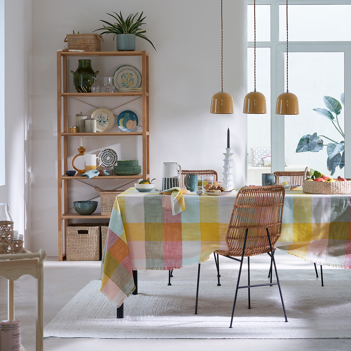 Комплект из четырех столовых полотенец Formia 45 x 45 см разноцветный LaRedoute, размер 45 x 45 см - фото 3