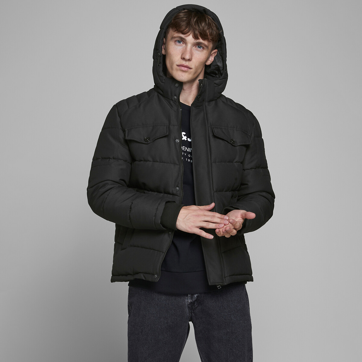 

Куртка LaRedoute, Черный, Стеганая утепленная с капюшоном Regan XXL черный