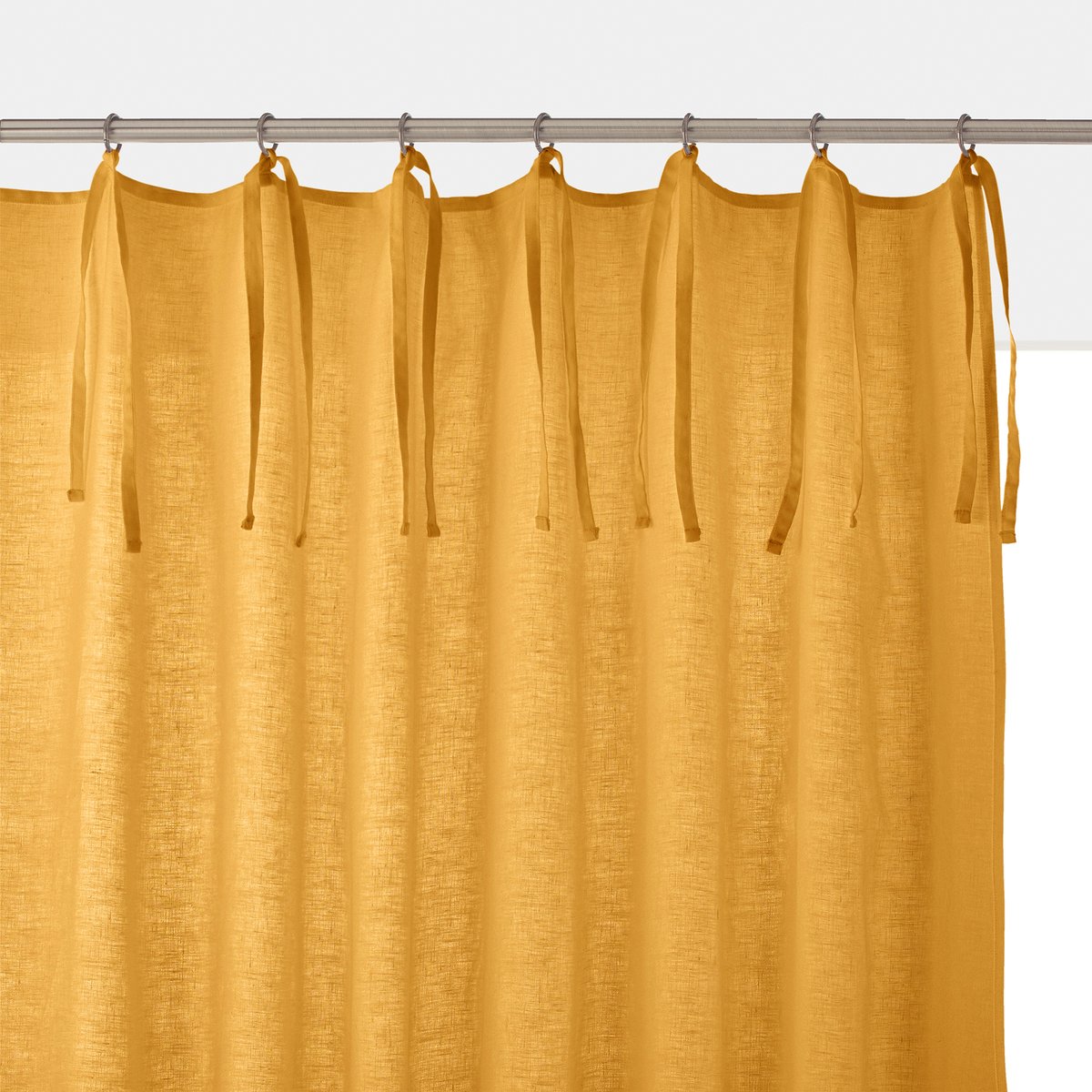 

Штора La Redoute, Желтый, Из льна и вискозы с завязками ODORIE 250 x 135 см желтый