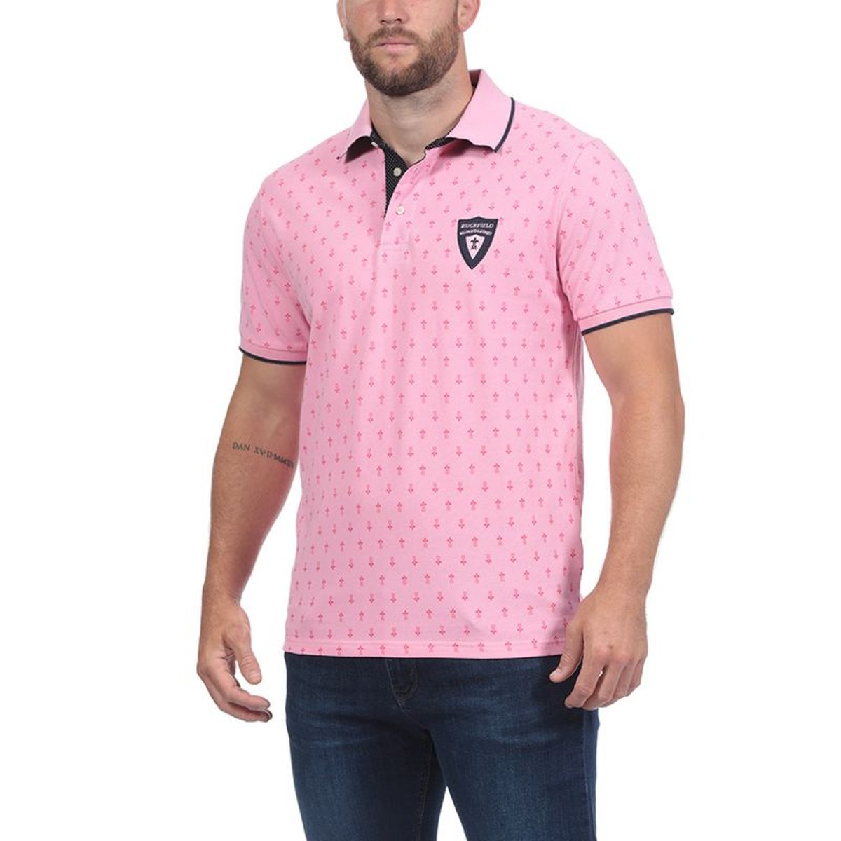 Polo piqué monogramme