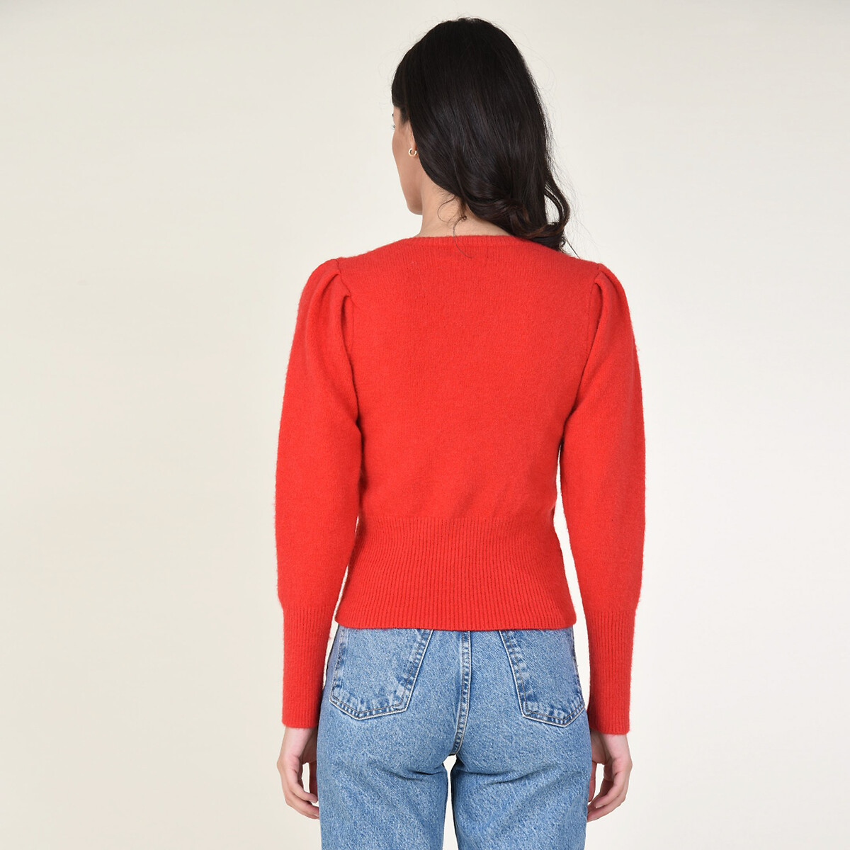 Пуловер MOLLY BRACKEN Приталенного покроя рукава с напуском XS красный, размер XS - фото 4