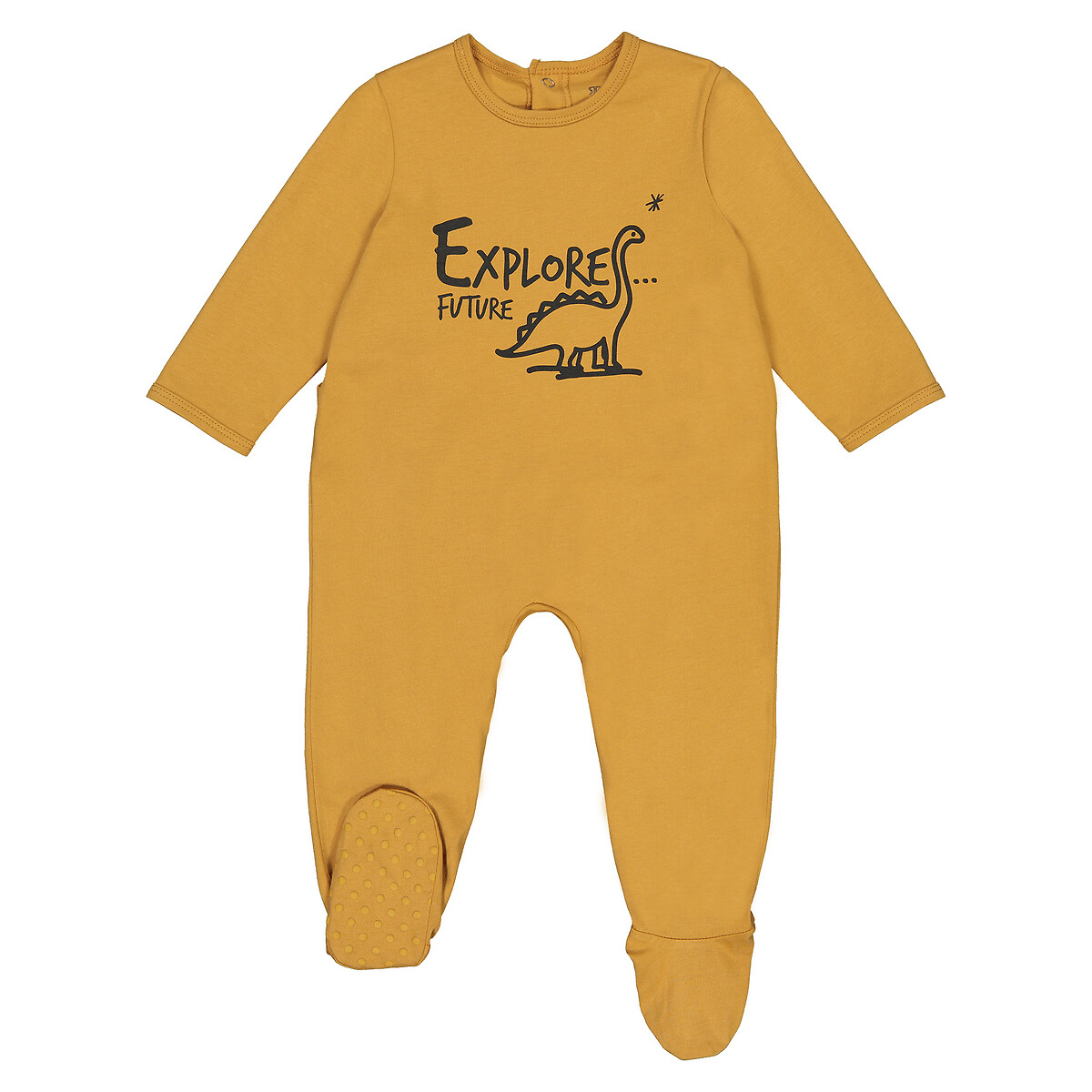 Пижама LaRedoute Цельная из биохлопка 0 мес-3 года 1 год - 74 см желтый, размер 1 год - 74 см