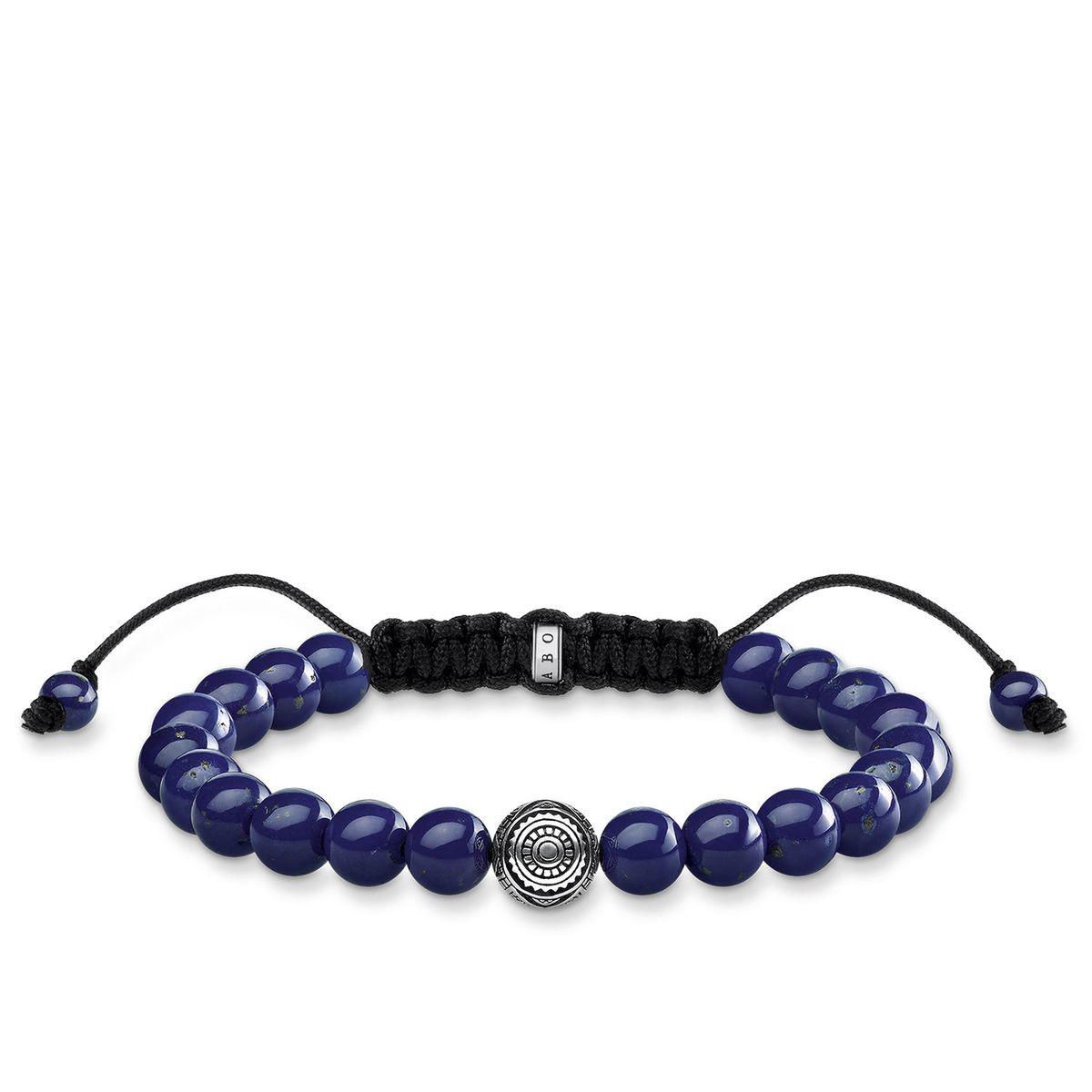 THOMAS SABO Bracelet Ethnique Bleu Argent sterling 925, noirci 22 A1779-535-1-L22v