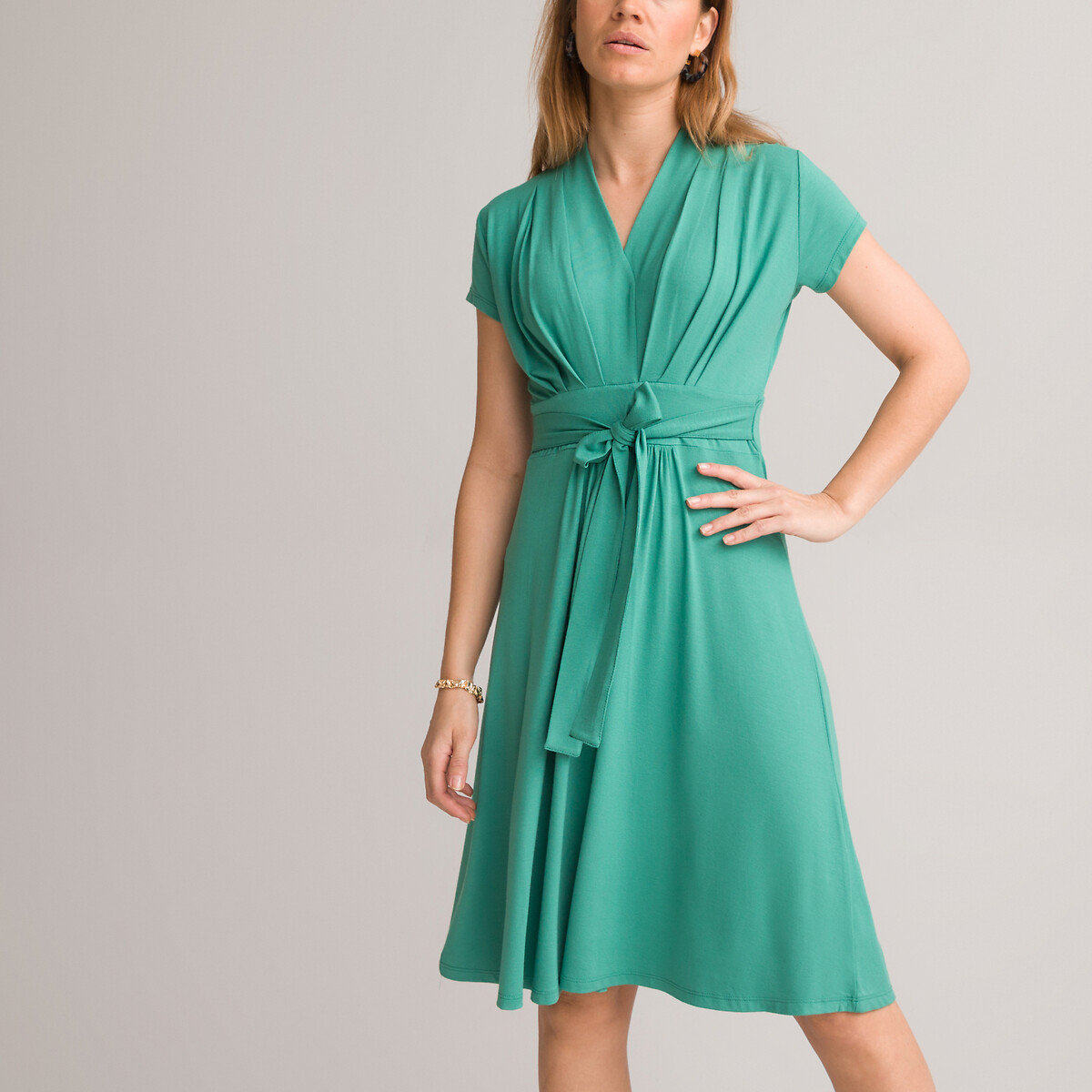 Платье Расклешенное 60 зеленый