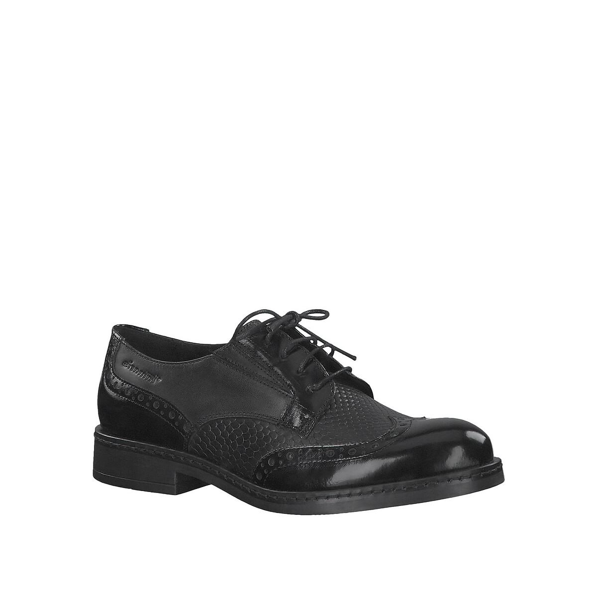 Ботинки-дерби LaRedoute Плоские Vita 37 черный, размер 37 - фото 2