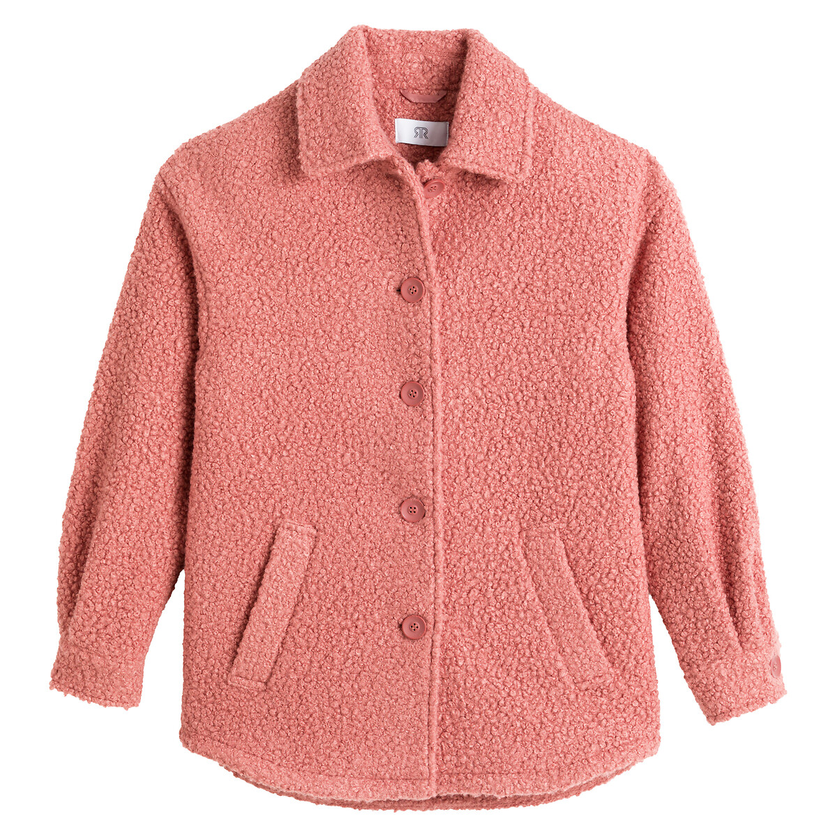 Куртка LaRedoute Легкая под мутон 34 (FR) - 40 (RUS) розовый, размер 34 (FR) - 40 (RUS) Легкая под мутон 34 (FR) - 40 (RUS) розовый - фото 5